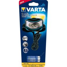 Varta 4x LED Outdoor Sports Head Light 3AAA 16630