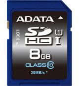 ADATA SDHC 8GB UHS-I Premier,Class 10
