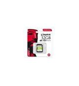 32GB SDHC Kingston Canvas Select CL10 UHS-I 80R
