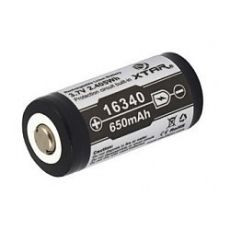 XTAR 16340 LIR123A 650mAh Li-ion 3,6 V chránený